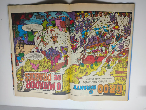 Gibi Hq Groo O Errante N° 1 E 2 Editora Abril Raro De 1990 (Usado)