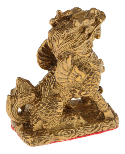 Estatua Animal De Cobre Amarillo China De Fengshui De La De