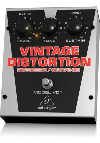 Pedal de guitarra Behringer Vd1 Vintage Distortion Silver