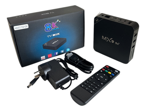 Convertidor Smart Tv Tv Box Ultra Hd 8k Android Magi Negro