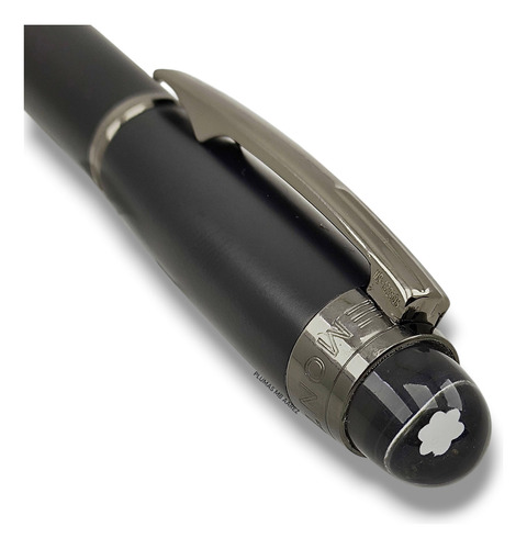 Pluma Rollerball Montblanc Starwalker Ultrablack Negro Ma #s Negro Mate Filos Pavonados Negro (Reacondicionado)