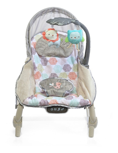 Silla Mecedora Bebe C/ 3 Posiciones Vibracion Y Musica 18 Kg
