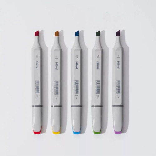 Marcadores Al Alcohol Himi Doble Punta 48 Colores Sketch Tou