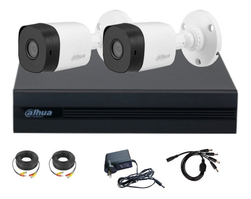 Kit 2 Camaras Seguridad Hd Dvr Dahua Full Hd Lite 4 Ch P2p