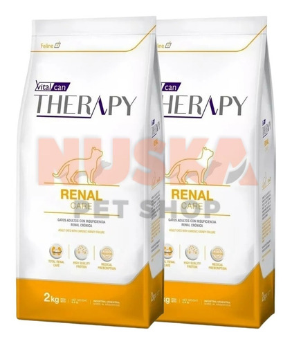 Therapy Feline Renal Care Gato 2kg X 2 Unidades Nuska