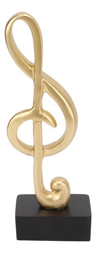 Escultura De Mesa Con Forma De Nota Musical, Elegante Y Senc