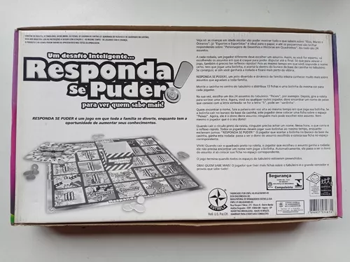 Jogo Responda Se Puder - Brinquedos Estrela - Completo