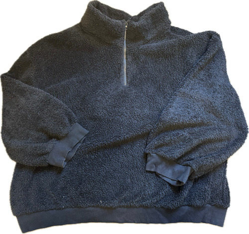 Buzo Polar Oversize Negro (Usado)