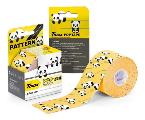 Fita Tape Bandagem Kinesiology Tmax Pop Original - Panda