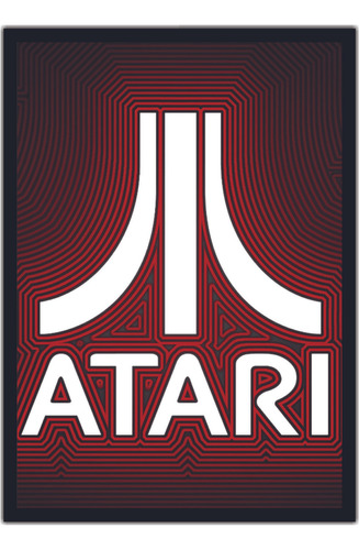 Quadro Decorativo Atari Game Jogos Geek Com Moldura G01