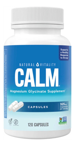 Natural Vitality Calm 120 Capsulas Sabor Sin Sabor