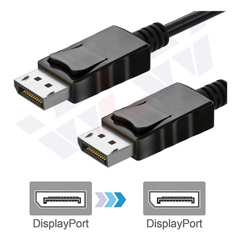 Cabo Displayport 1.2 Sem Trava Blindado 4k - Dp X Dp Macho