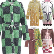 Comprar A Bata De Demon Slayer, Bata De Baño De Anime Kimono Cosplay