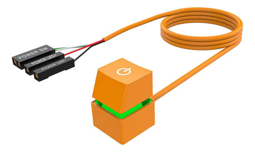 R0x Botón De Interruptor Remoto Externo De Pc Para Salas De