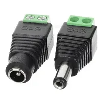 Comprar Conectores Jack Macho Y Hembra De Poder Dc
