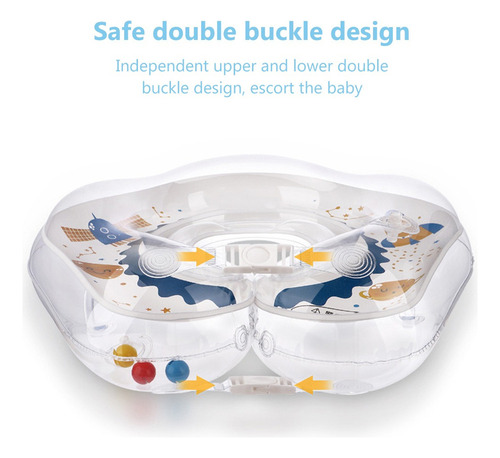 Anillo De Cuello De Natación Para Bebé Flotante Inflable
