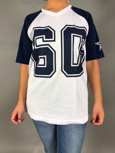 Playera Nfl De Color Azul Talla Xl (Usado)