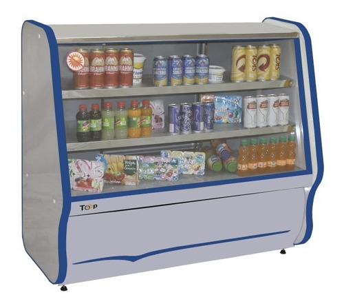 Balcão Expositor Refrigerado Vitrine 2 Placas Toop Gela