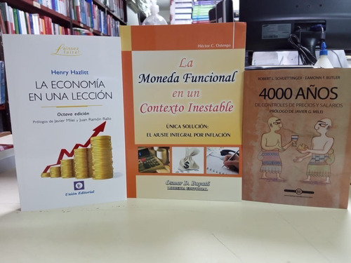 Combo 4000 Años + La Moneda + La Economia En Una Leccion