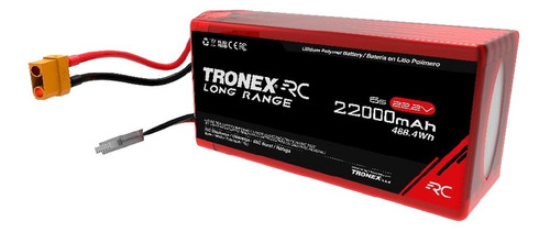 Batería De Lipo Tronex Rc Alta 22000 Mah 50c 6s 22.2v