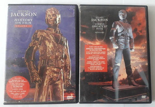 Michael Jackson Dvd History 1 Y 2 (sin Discos)valor Ambos