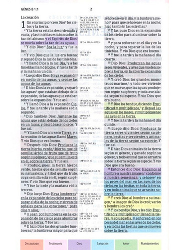 Imagen 5 de 10 de Biblia De Estudio Arcoiris - Reina Valera 1960 - Tapa Dura