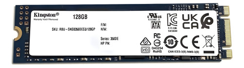 Unidad De Estado Sólido Kingston Ssd De 128 Gb M.2 2280 