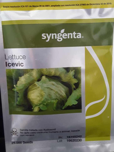 Semilla De Lechuga Icevic Syngenta