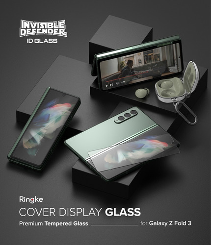 Imagen 5 de 6 de Film Protector Templado Para Galaxy Z Fold 3 Ringke Original