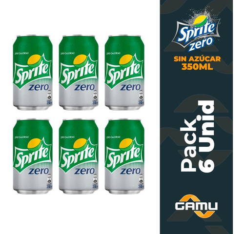 Sprite Zero - Pack 6 Unidades