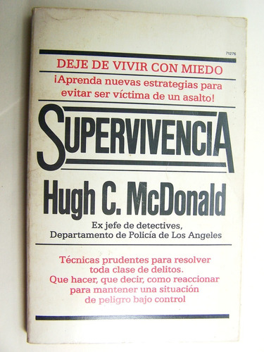 Supervivencia Hugh Mc Donald Libro M