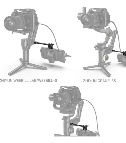 Imagem 4 de 10 de Suporte Smallrig De Monitor P/ Gimbal Ronin, Zhiyun Crane