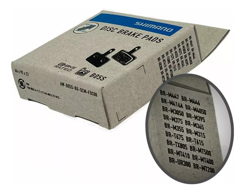 Pastilha Shimano Hidráulico M445 M446 M447