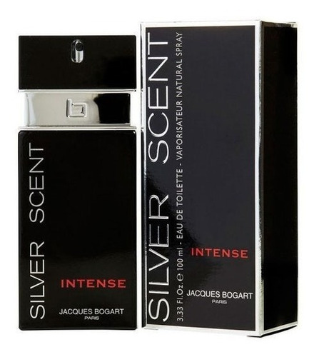 Perfume Jacques Bogart Silver Scent  Intense Edt 100ml-100%