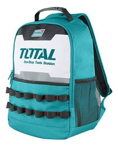 Mochila Porta Herramientas Resistente Total Color Turquesa