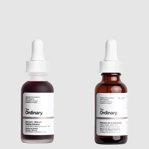 The Ordinary Retinol 0.2% + Aha Peeling Combo