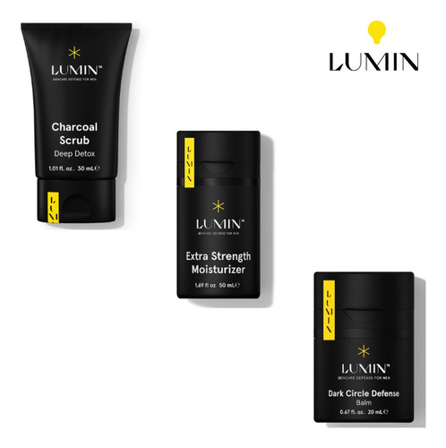 Trio Facial Crema Piel Sensible Exfoliante Bálsamo De Ojos