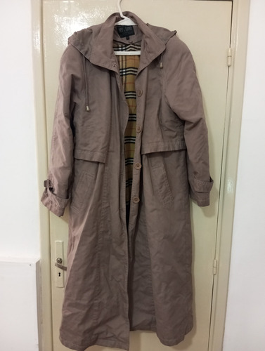 Gabardina Impermeable Con Capucha, T 46 Dama, Ny.line