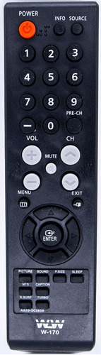Kit 10 Controle Remoto Compatível Com Tv Samsung 170