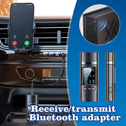 Transmisor Receptor De Audio Bluetooth 5.4 For Coche, 3,5 M