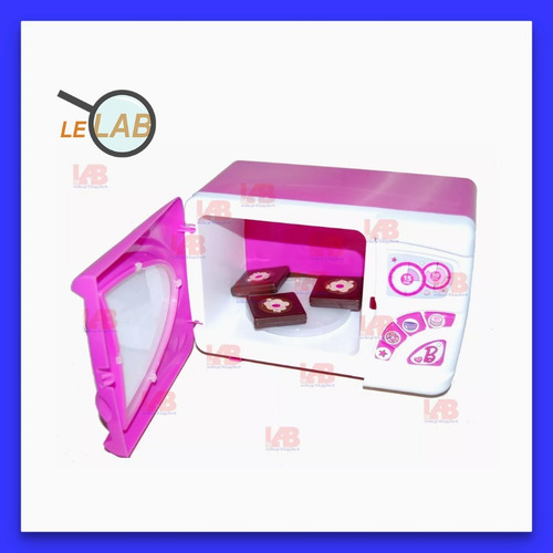 Microondas Barbie Juguete Original Tv Lelab