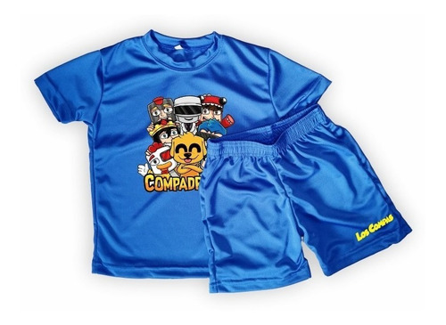 Conjunto Dryfit Niños/as Compadretes  Remera + Short 