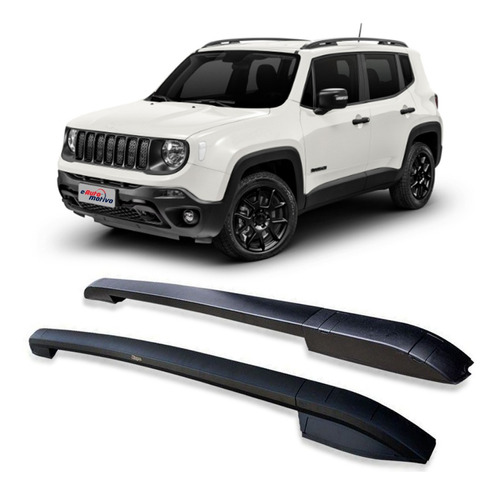 Rack De Teto Jeep Renegade 2015 A 2022 Bepo Longarina Preto