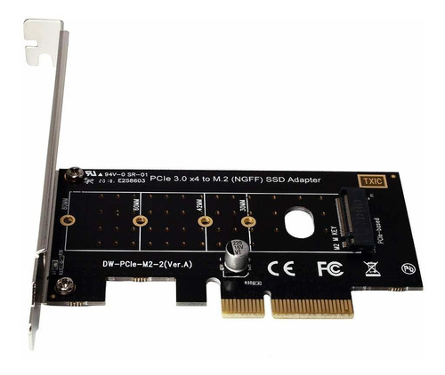 NGFF SSD M.2 nvme a PCI Express PCIe 3.0 X4 controlador host tarjeta de expansión