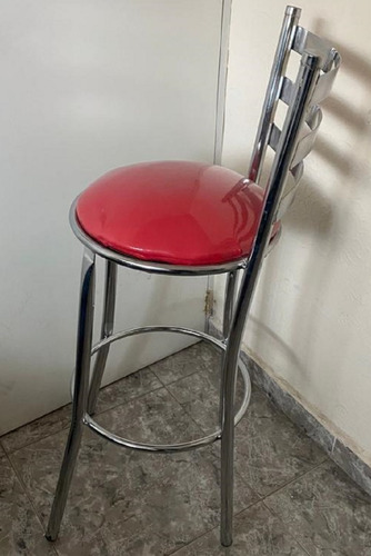 Imagen 3 de 4 de Banco Para Barra Alto Restaurant Bar Cafetería