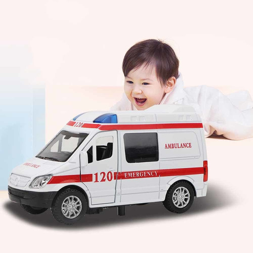 Ambulancia De Simulación 21:32 Con Sonido De Aleación