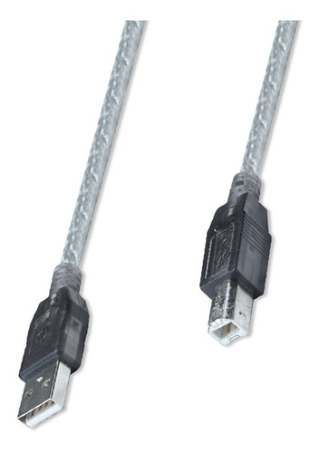 Cable Manhattan Usb A Macho A Usb B Macho 11 Metros Plateado