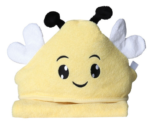 Toalla De Bebé Baby Mink Salida De Baño Con Capucha Bordado