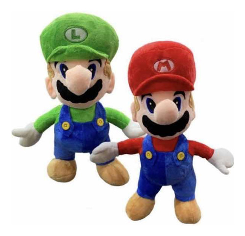 Peluche Nintendo Super Mario Bros / Luigui 25cm (a Elegir)