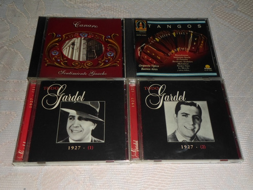 Cd Carlos Gardel Cd1 Y 2 Canaro Orquesta Tipica Buenos Aires